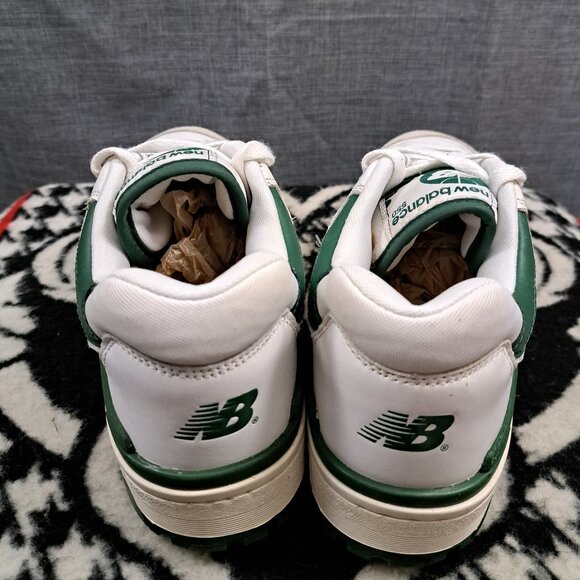 % Size 9 Men New Balance 550 White Team Forest Green sneakers  A54 main image 11